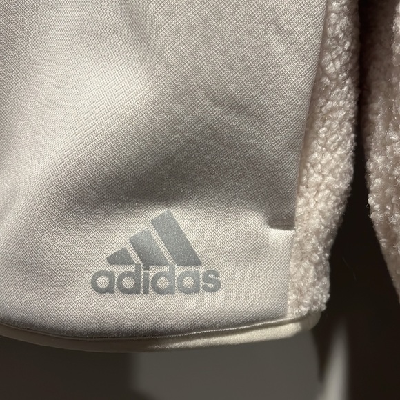 NWT ADIDAS WMNS FULL ZIP CROPPED FLEECE SIZE M - Picture 10 of 13